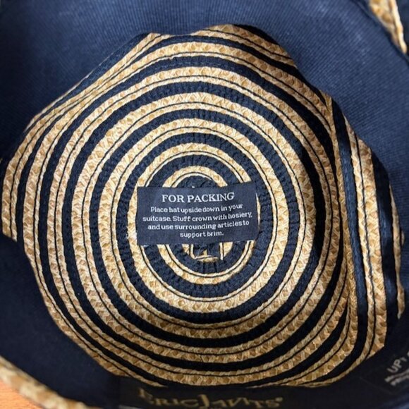 Eric Javits Squishee Womens Newsboy Cap Stripe UPF 50+ Packable Beach Bohemian - Picture 5 of 9